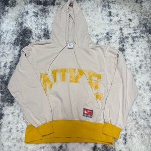 Nike Cream and Gold Hoodie